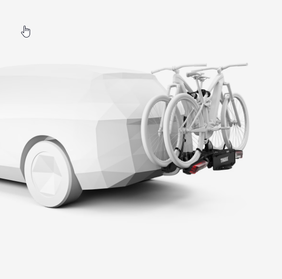 Rattahoidja veokonksule, platvorm THULE Epos 2 (2 rattale, 13pin)